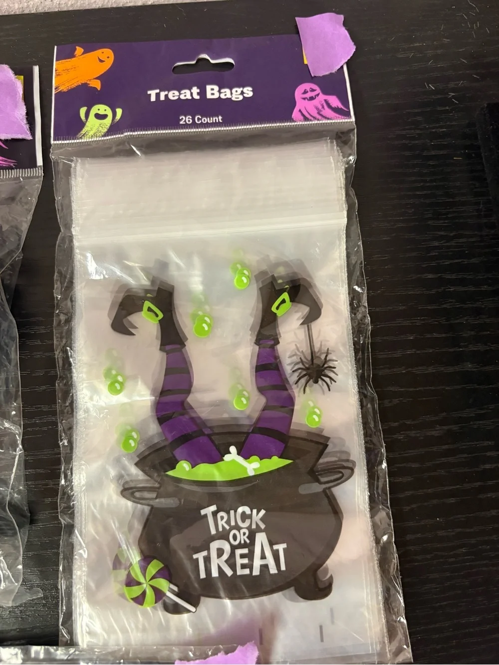 Halloween Party Decor Bundle Treat Bags Funny Glasses Creepy Cloth